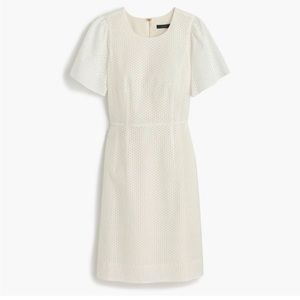 J Crew eyelet lace dress, size 2P